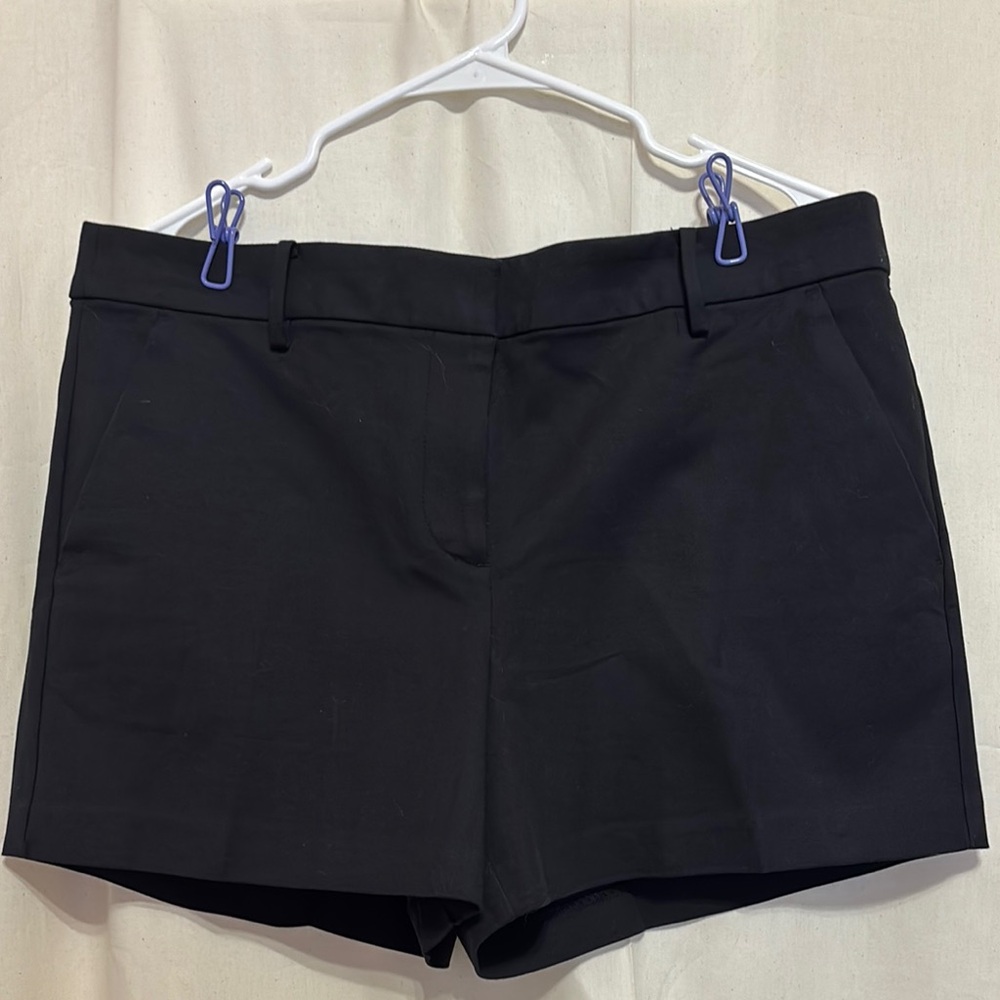 LOFT Black Shorts Tailored Dressy Style